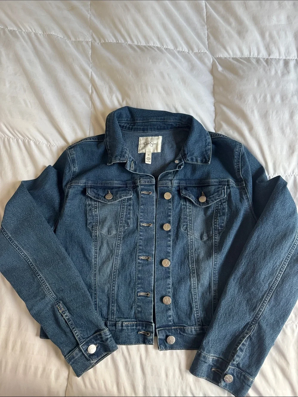 Jessica Simpson Blue Denim Trucker Jacket